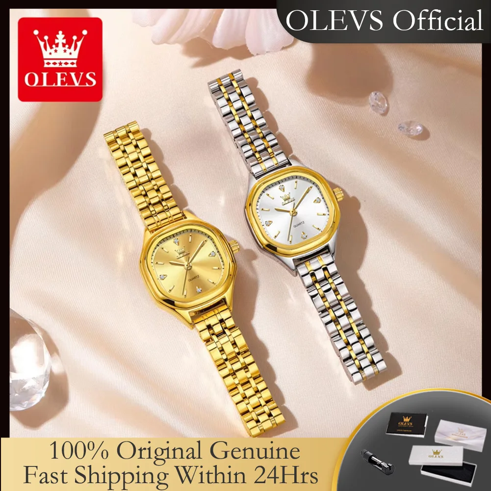 OLEVS 5888 Original Women's Watches Simple Fashion Square Small Dial Ladies Watches Elegant Luxury Quartz Wristwatches for Woman
OLEVS 5888 Original Women's Watches Simple Fashion Square Small Dial Ladies Watches Elegant Luxury Quartz Wristwatches for Woman