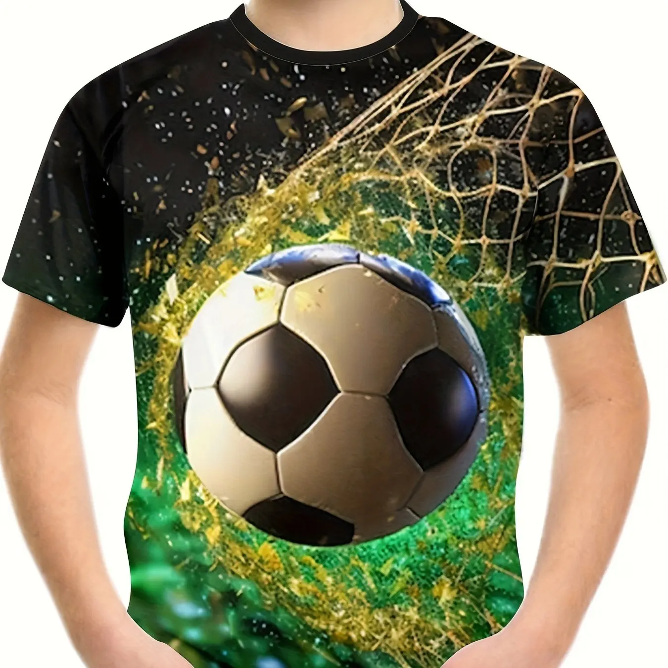 Vibrant Soccer Graphic Children's Clothing Boys Tshirt Short Sleeve Kids Summer Clothes Casual Daily Pullover O-Neck Girl Tops
Vibrant Soccer Graphic Children's Clothing Boys Tshirt Short Sleeve Kids Summer Clothes Casual Daily Pullover O-Neck Girl Tops