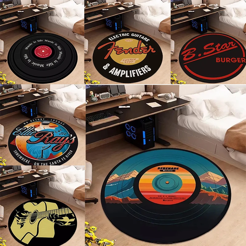 Modern Living Room Dirt Resistant and Easy To Care Vintage Record Bedroom Round Crystal Velvet Non-slip Carpet Home Decoration
Modern Living Room Dirt Resistant and Easy To Care Vintage Record Bedroom Round Crystal Velvet Non-slip Carpet Home Decoration
