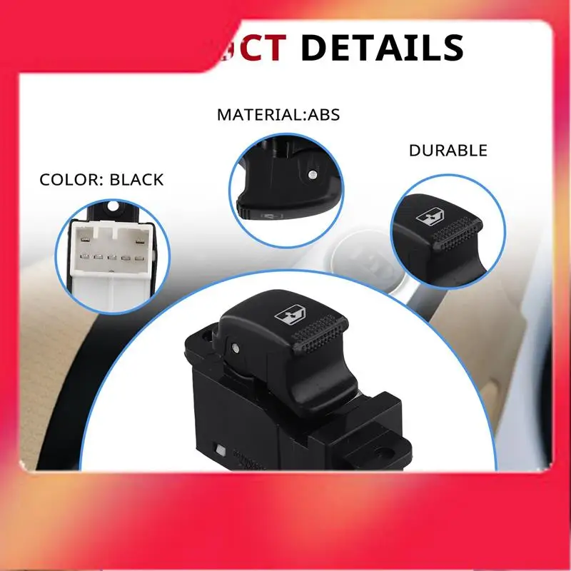 Passenger Right Side Electric Power Window Switch For Hyundai Elantra Sonata Kia Optima Rio Sedona Spectra 93580-3D000-M54K
Passenger Right Side Electric Power Window Switch For Hyundai Elantra Sonata Kia Optima Rio Sedona Spectra 93580-3D000-M54K
