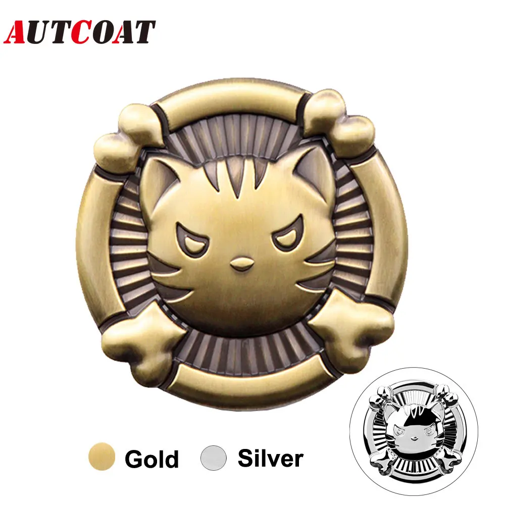 Cute Cat Car Emblem, Metal Animal Bones Auto Sticker Decal, Cartoon Tiger Round Bronze Badge for Automotive, Truck, Motorcycle
Cute Cat Car Emblem, Metal Animal Bones Auto Sticker Decal, Cartoon Tiger Round Bronze Badge for Automotive, Truck, Motorcycle
