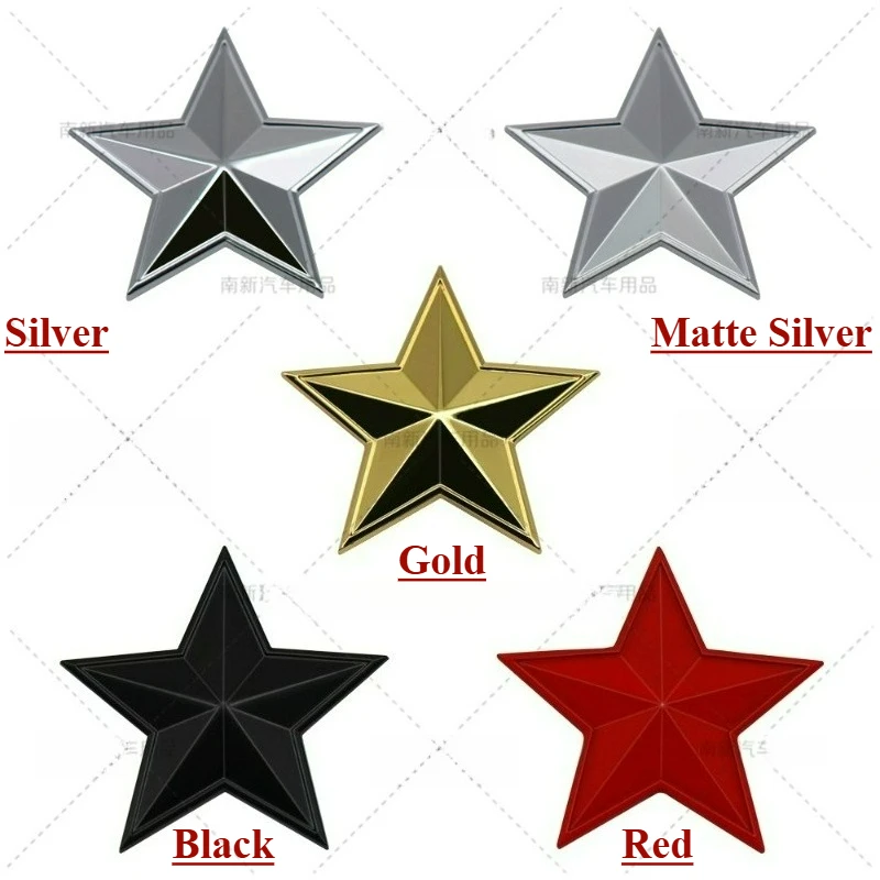 High-quality Modified 3D Five-pointed Star Metal Alloy Car Stickers DIY Car Decoration Accessories To Cover Scratches
High-quality Modified 3D Five-pointed Star Metal Alloy Car Stickers DIY Car Decoration Accessories To Cover Scratches