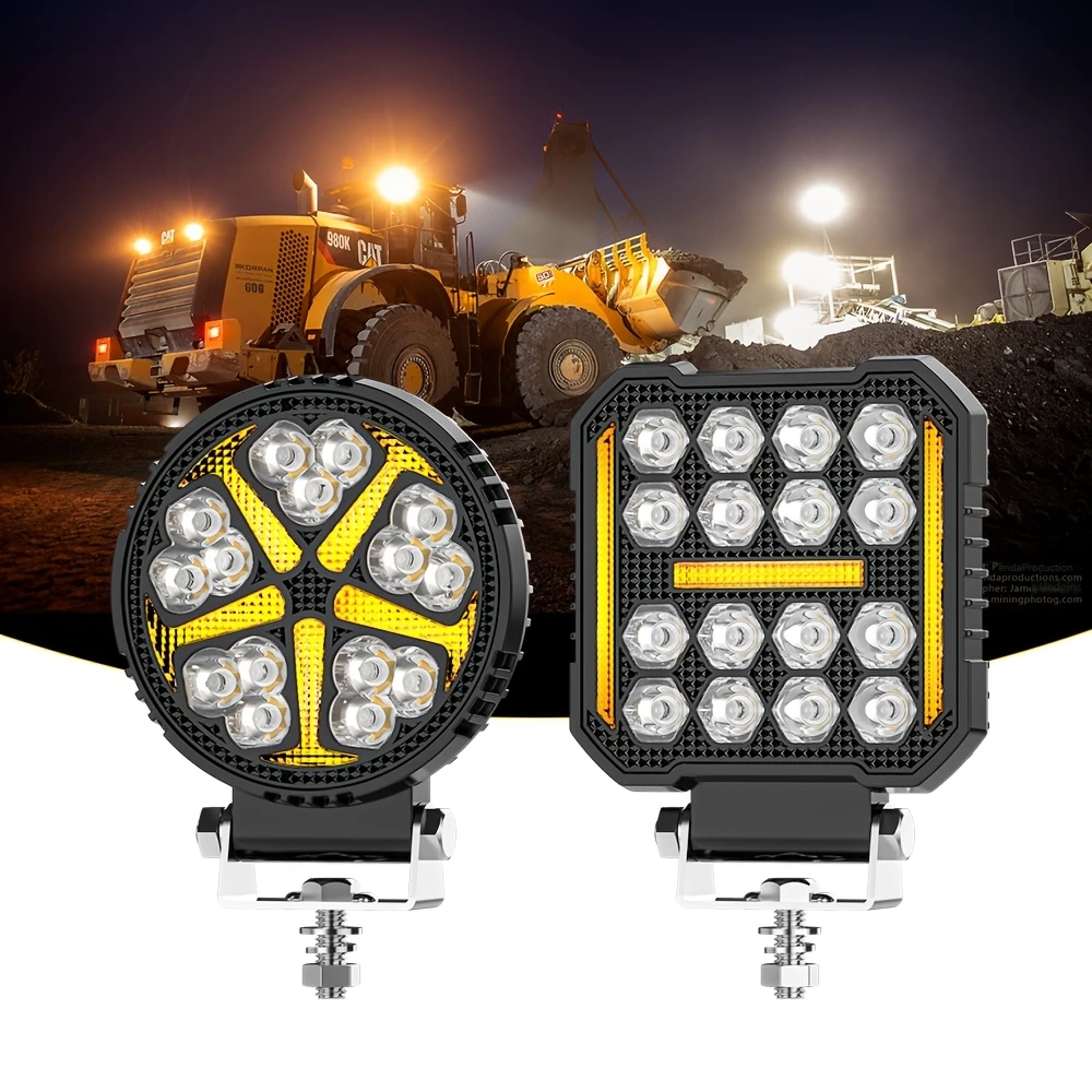 11-сантиметровый светодиодный прожектор для автомобиля (с функцией мигающего волнового света) подходит для грузовиков и фар внедорожников
11-сантиметровый светодиодный прожектор для автомобиля (с функцией мигающего волнового света) подходит для грузовиков и фар внедорожников