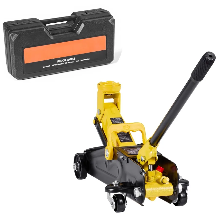 Low Profile Floor Jack 1.5 Ton Capacity Steel Racing Jack with Quick Lift Pump Trolley Car Lift for Sedans and Sports Cars Lift
Low Profile Floor Jack 1.5 Ton Capacity Steel Racing Jack with Quick Lift Pump Trolley Car Lift for Sedans and Sports Cars Lift