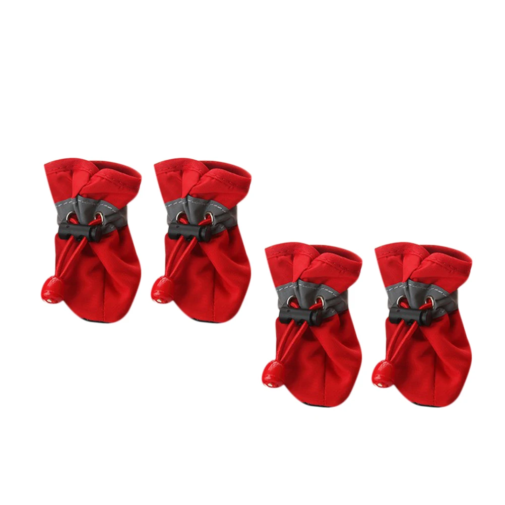 4 Pcs Pet Dog Rain Boots Durable Shoes Waterproof Foot Covers Outdoor Easy to Wear
4 Pcs Pet Dog Rain Boots Durable Shoes Waterproof Foot Covers Outdoor Easy to Wear