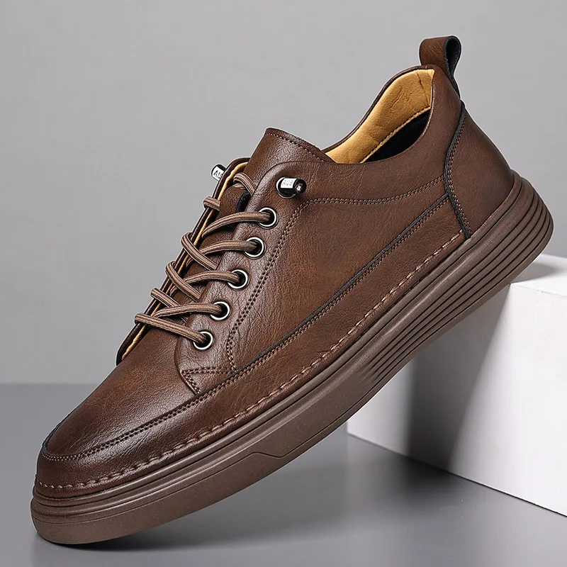 Genuine Leather Casual Shoes 2026 Men Shoes Design Sneakers Male Comfortable Cow Leather All-match Comfortable Skate Shoes Man
Genuine Leather Casual Shoes 2026 Men Shoes Design Sneakers Male Comfortable Cow Leather All-match Comfortable Skate Shoes Man