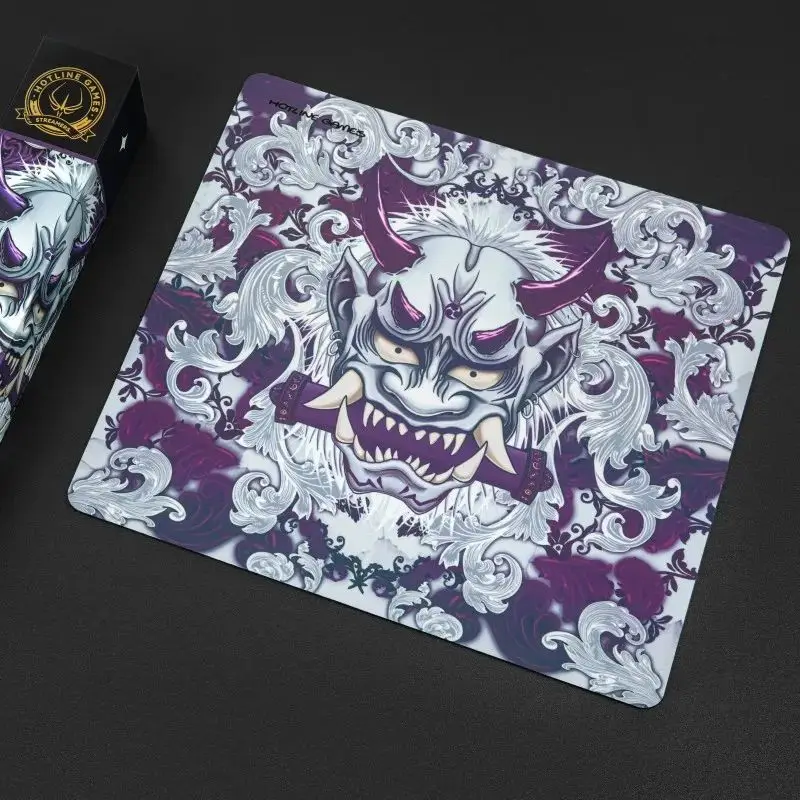 Hotline Games Mousepad (Ghost) New Streamer Rainbow Phantom Coating Smooth Flexible Oversized Size Non-lock Edge Pad 450*400*3mm
Hotline Games Mousepad (Ghost) New Streamer Rainbow Phantom Coating Smooth Flexible Oversized Size Non-lock Edge Pad 450*400*3mm