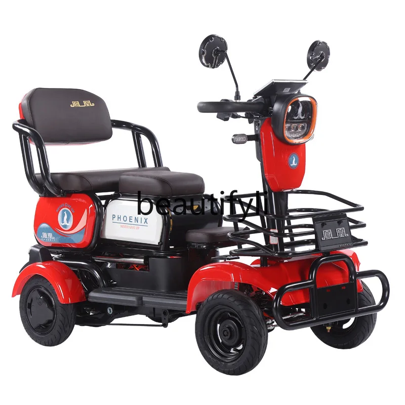 Электрический четырехколесный самокат для пожилых людей для домашнего использования, небольшой автомобиль на батарейках для пожилых людей
Электрический четырехколесный самокат для пожилых людей для домашнего использования, небольшой автомобиль на батарейках для пожилых людей