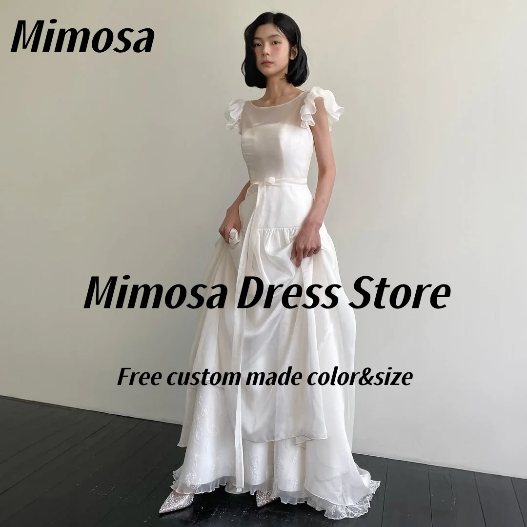 Mimosa 웨딩드레스 Scoop Neck Wedding Dresses Sexy Back Korea Women Bespoke Occasion Dress Long Maid of Honor Party Gowns Customized
Mimosa 웨딩드레스 Scoop Neck Wedding Dresses Sexy Back Korea Women Bespoke Occasion Dress Long Maid of Honor Party Gowns Customized