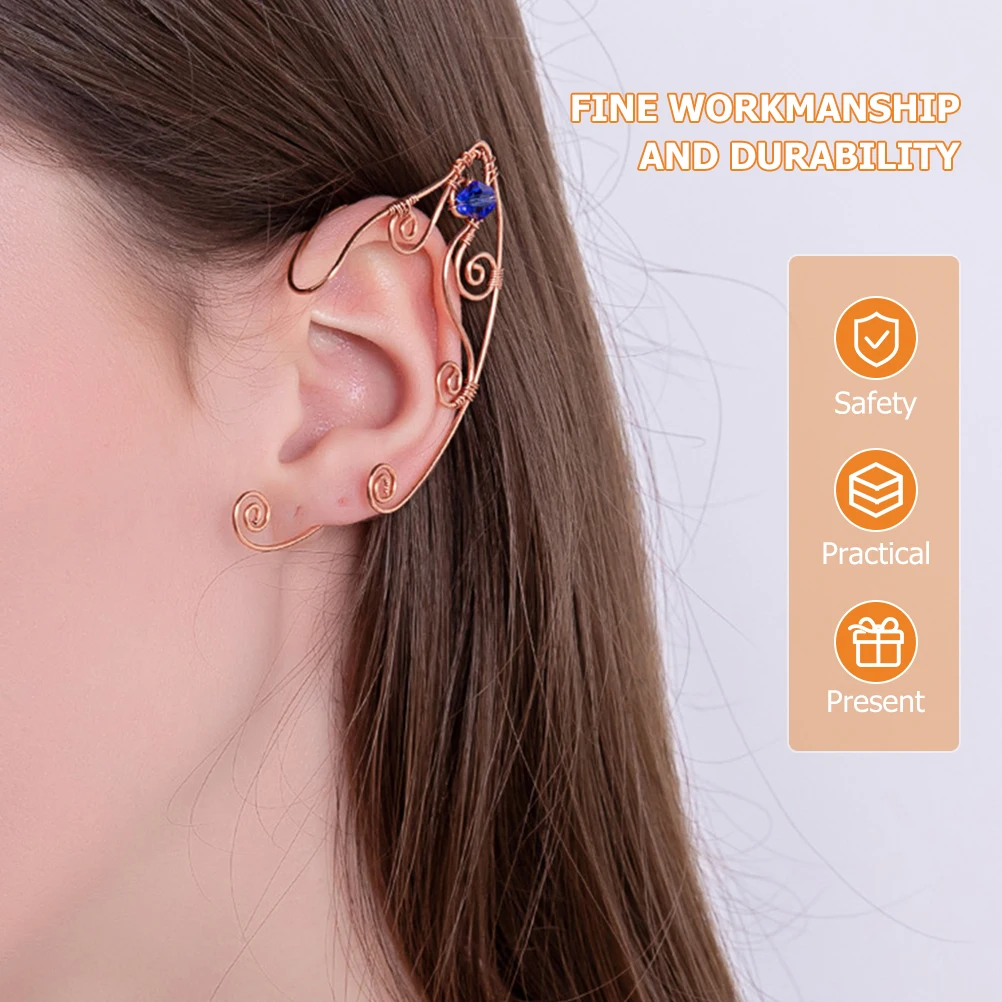Retro Earrings Ear Cuffs For Women Non Piercing Ear Cuffs Copper Clip On Non Piercing Lightweight Comfortable cosplay Prop
Retro Earrings Ear Cuffs For Women Non Piercing Ear Cuffs Copper Clip On Non Piercing Lightweight Comfortable cosplay Prop