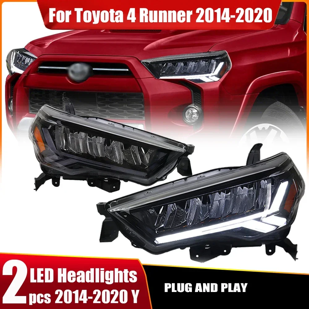 Car Lamp Assembly For Toyota 4Runner Headlights 2014-2021 Dynamic Turn Signal LED Front Lights 4 Runner Automotive Accessories
Car Lamp Assembly For Toyota 4Runner Headlights 2014-2021 Dynamic Turn Signal LED Front Lights 4 Runner Automotive Accessories