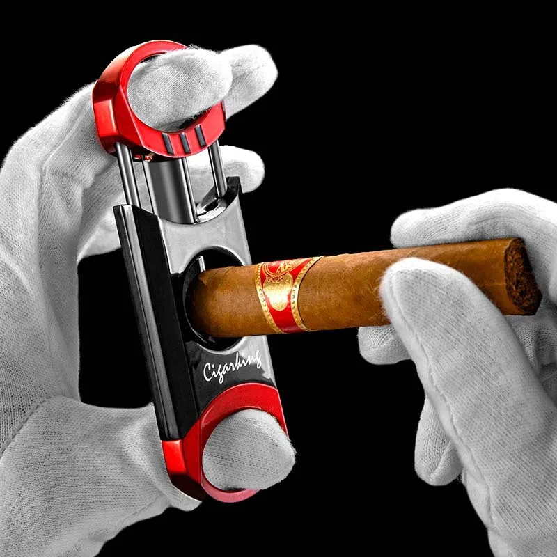 Cigar Scissors Sharp and Smooth Cigar Automatic Grip V-Scissors Portable Cigar Scissors
Cigar Scissors Sharp and Smooth Cigar Automatic Grip V-Scissors Portable Cigar Scissors