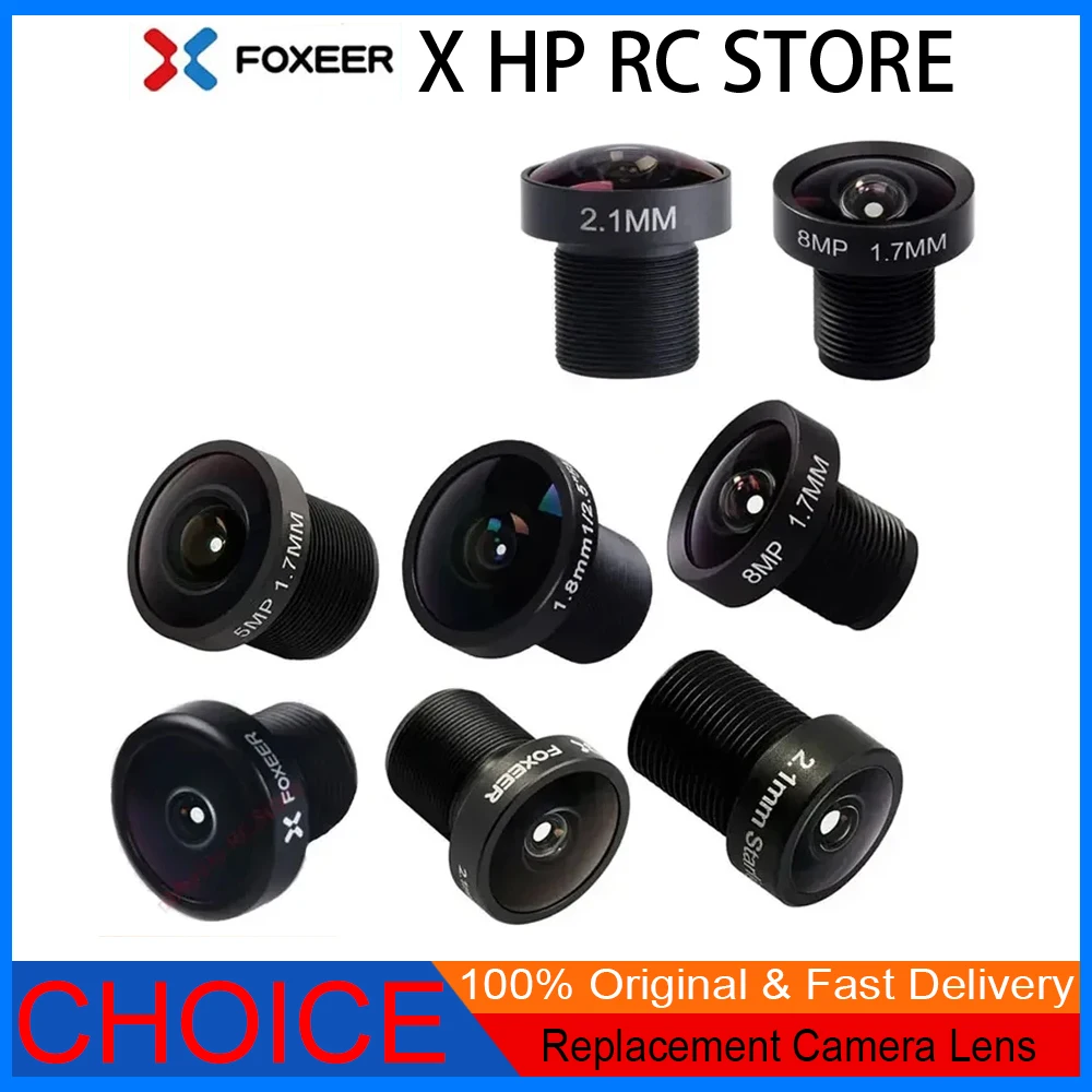 Foxeer Original Replacement Camera Lens – 1.7/1.8/2.1/2.5mm M8/M12 Wide Angle for Toothless/Predator/Falkor Cameras
Foxeer Original Replacement Camera Lens – 1.7/1.8/2.1/2.5mm M8/M12 Wide Angle for Toothless/Predator/Falkor Cameras