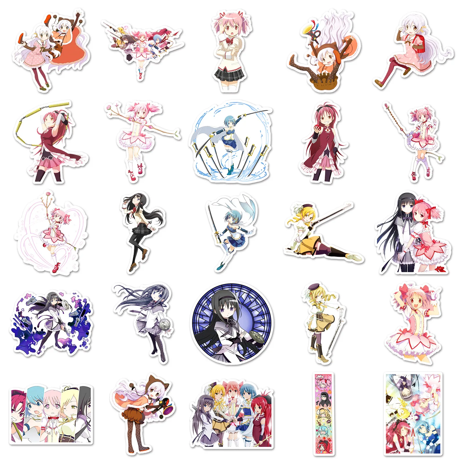 50PCS Anime Puella Magi Madoka Magica Sticker Cartoon Cute Fun Creative Graffiti Decal Toy Gift Phone Case Guitar Kids Toys
50PCS Anime Puella Magi Madoka Magica Sticker Cartoon Cute Fun Creative Graffiti Decal Toy Gift Phone Case Guitar Kids Toys
