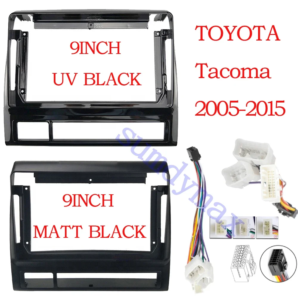2 Din android Car Radio face plate Frame for TOYOTA Tacoma 2005-2013 9" Car DVD GPS Player panel dash mount kit car accessory
2 Din android Car Radio face plate Frame for TOYOTA Tacoma 2005-2013 9" Car DVD GPS Player panel dash mount kit car accessory