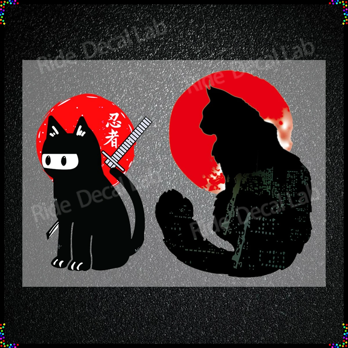 Ninja Cat Red Sun Anime Vinyl Stickers (2Pcs/Set), Waterproof UV Resistant Decals for Car Motorcycle Laptop
Ninja Cat Red Sun Anime Vinyl Stickers (2Pcs/Set), Waterproof UV Resistant Decals for Car Motorcycle Laptop
