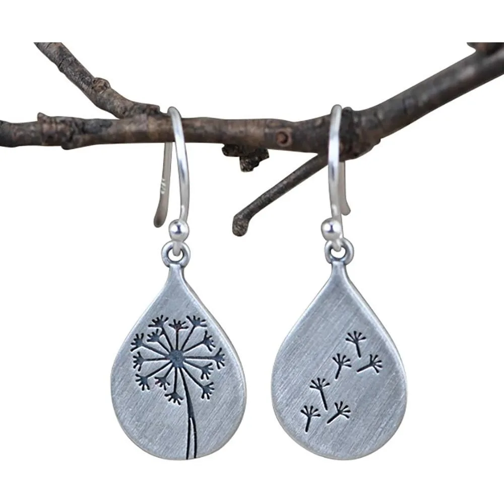 Boho Dandelion Teardrop Mountain Tree Heart Stud Dangle Earrings Sterling Silver Birthday Gift for Women
Boho Dandelion Teardrop Mountain Tree Heart Stud Dangle Earrings Sterling Silver Birthday Gift for Women
