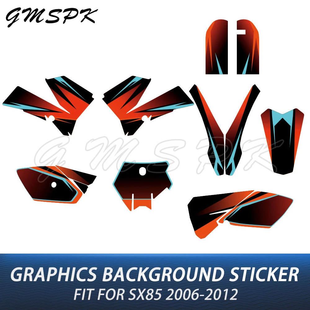 Motorcycle Decoration Sticker Kits Fit for SX85 SX 85 2006 2007 2008 2009 2010 2011 2012 Full Graphics Background Decals Sticker
Motorcycle Decoration Sticker Kits Fit for SX85 SX 85 2006 2007 2008 2009 2010 2011 2012 Full Graphics Background Decals Sticker