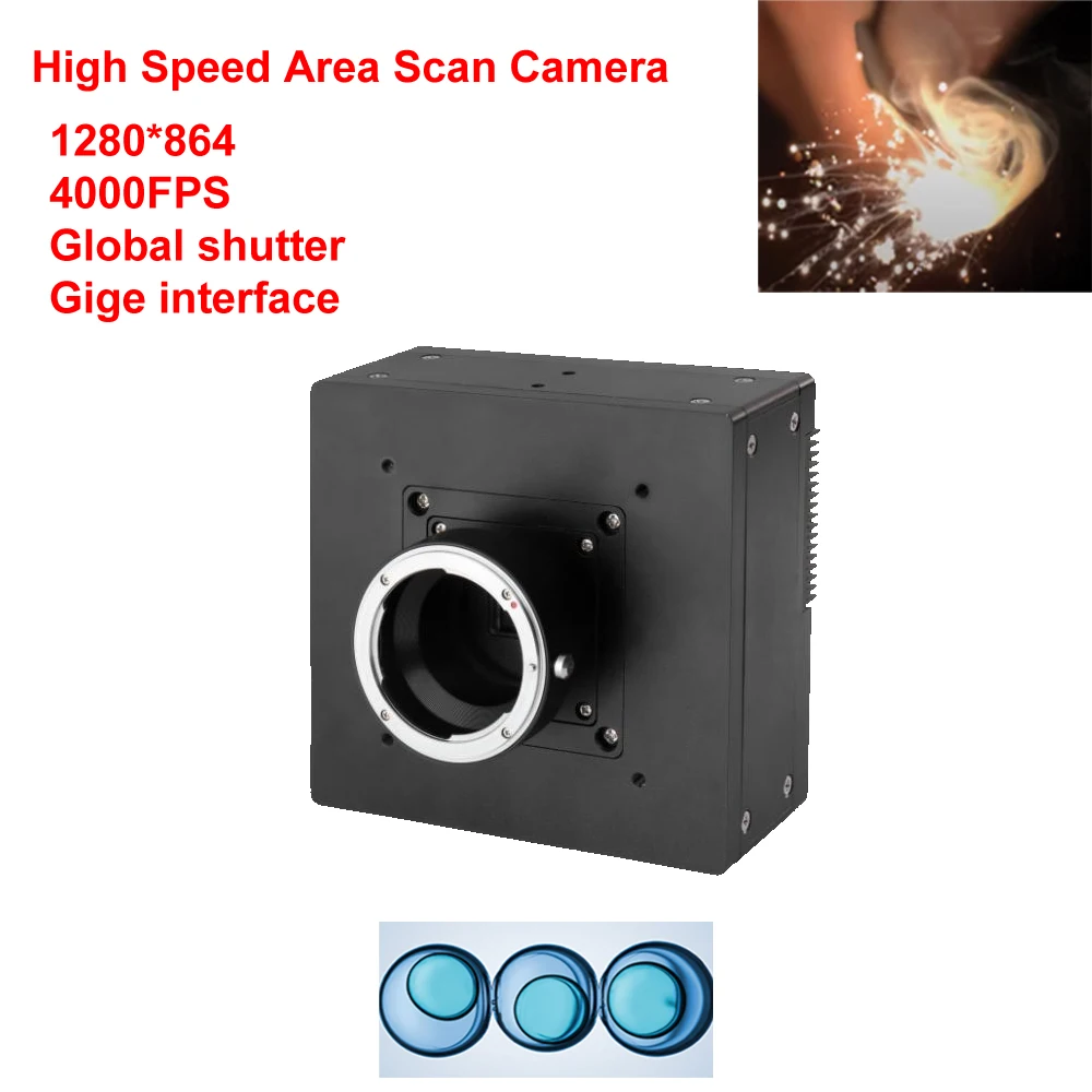 4000FPS 1280 High Speed Camera 1280x864 8/16GB Gige Global Shutter CMOS Color Mono Behavior Record High Speed Movement Record
4000FPS 1280 High Speed Camera 1280x864 8/16GB Gige Global Shutter CMOS Color Mono Behavior Record High Speed Movement Record