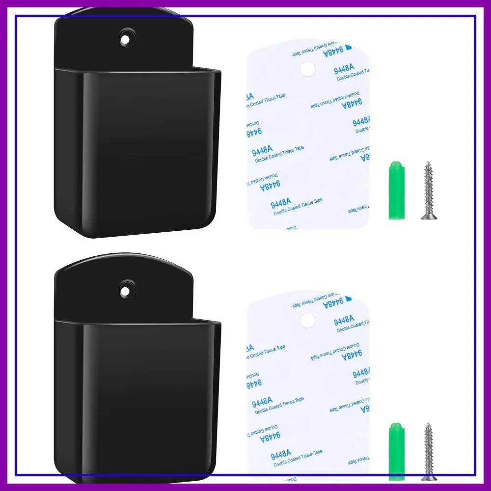 2 PCS Remote Control Holders Wall Mount, Self Adhesive TV AC Remote Holder, Wall Mount Storage Box Organizer for Home Office
2 PCS Remote Control Holders Wall Mount, Self Adhesive TV AC Remote Holder, Wall Mount Storage Box Organizer for Home Office