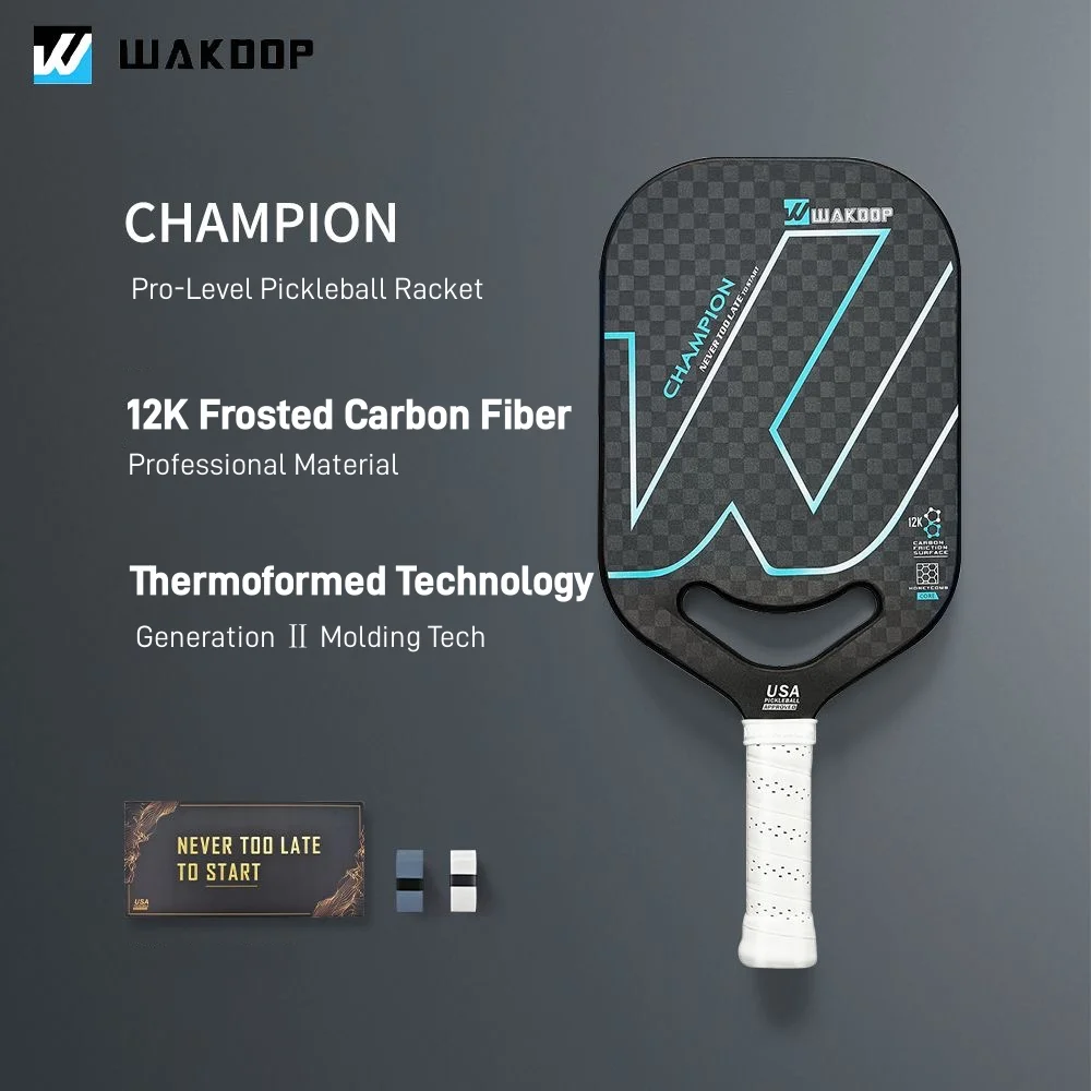 Usapa Approved Thermoformed High End Custom Adult Training Competition 12k Carbon Fiber Pickleball Rackets
Usapa Approved Thermoformed High End Custom Adult Training Competition 12k Carbon Fiber Pickleball Rackets