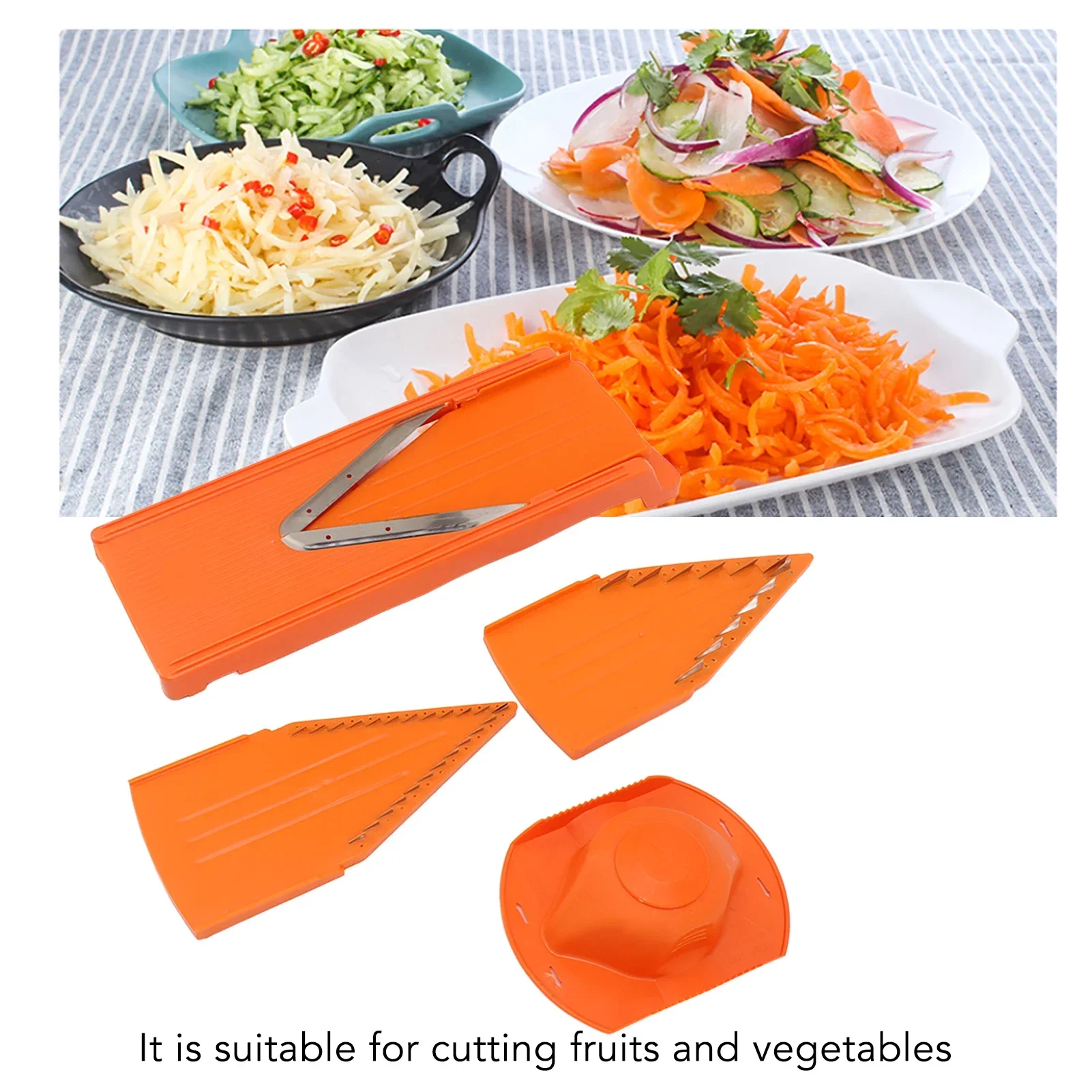 V Blade Mandoline Cutter Vegetable Cutter Stainless Steel Blade Hand Protector Cooking Tool Practical Large Frame for Kitchen
V Blade Mandoline Cutter Vegetable Cutter Stainless Steel Blade Hand Protector Cooking Tool Practical Large Frame for Kitchen