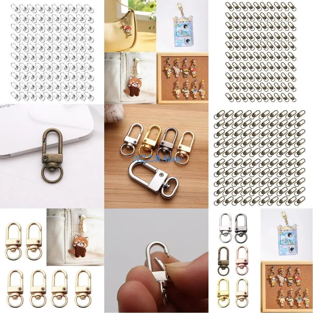 T21F 100Pieces Convenient Triggers Clips for Key Rings and Handmade Crafts
T21F 100Pieces Convenient Triggers Clips for Key Rings and Handmade Crafts