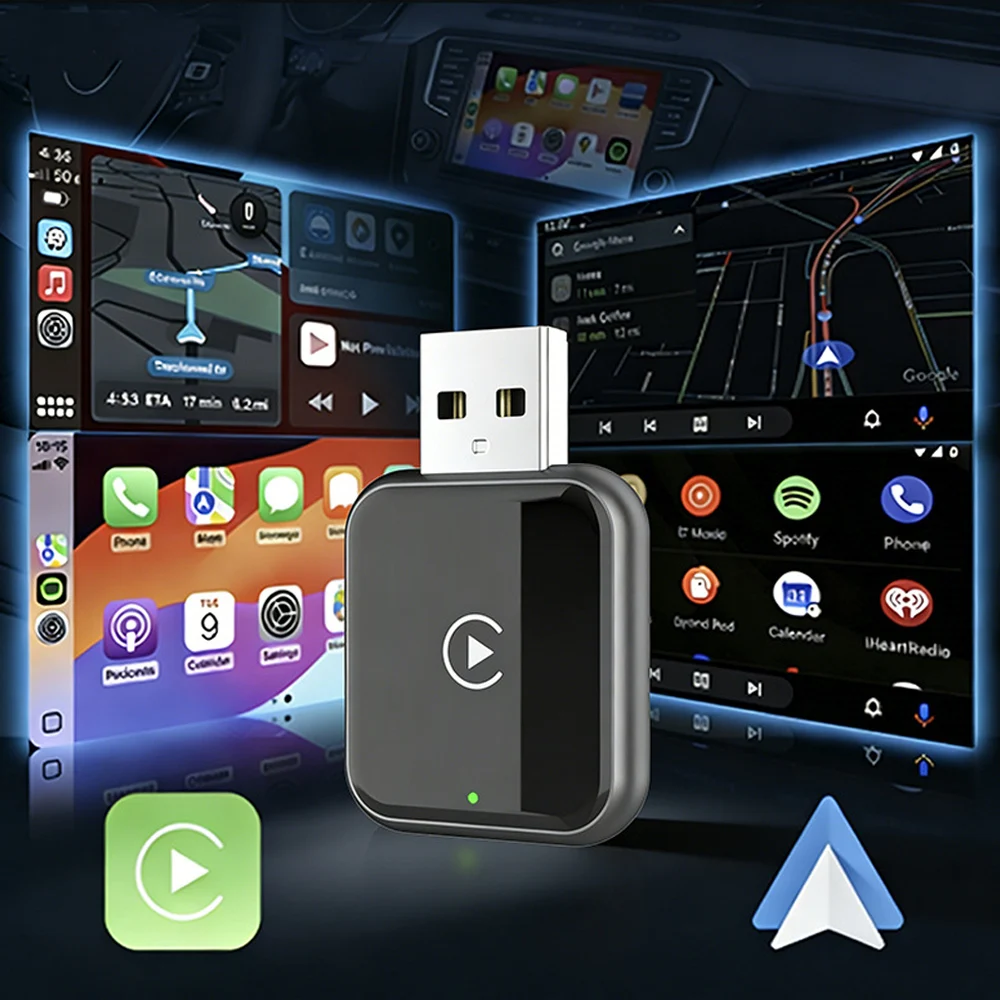 Mini Wireless Carplay Adapter for iPhone - Carplay Wireless Adapter Car Play Dongle, Wired to Wireless, Compatible with iPhone i
Mini Wireless Carplay Adapter for iPhone - Carplay Wireless Adapter Car Play Dongle, Wired to Wireless, Compatible with iPhone i