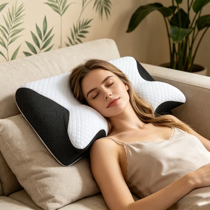 Memory Foam Sleep Pillow Butterfly Contoured Neck Pillow for Neck Pain Relief Stomach Support Comfortable Pillow for Sleepers
Memory Foam Sleep Pillow Butterfly Contoured Neck Pillow for Neck Pain Relief Stomach Support Comfortable Pillow for Sleepers
