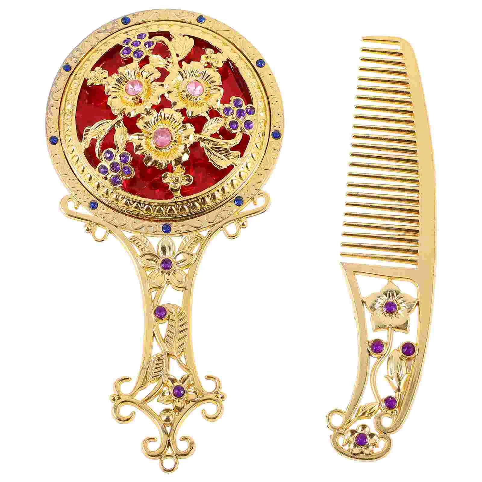 Comb Set Portable Vanity Mirror Handheld Makeup Foldable Woman Retro Mini Vintage Kit
Comb Set Portable Vanity Mirror Handheld Makeup Foldable Woman Retro Mini Vintage Kit