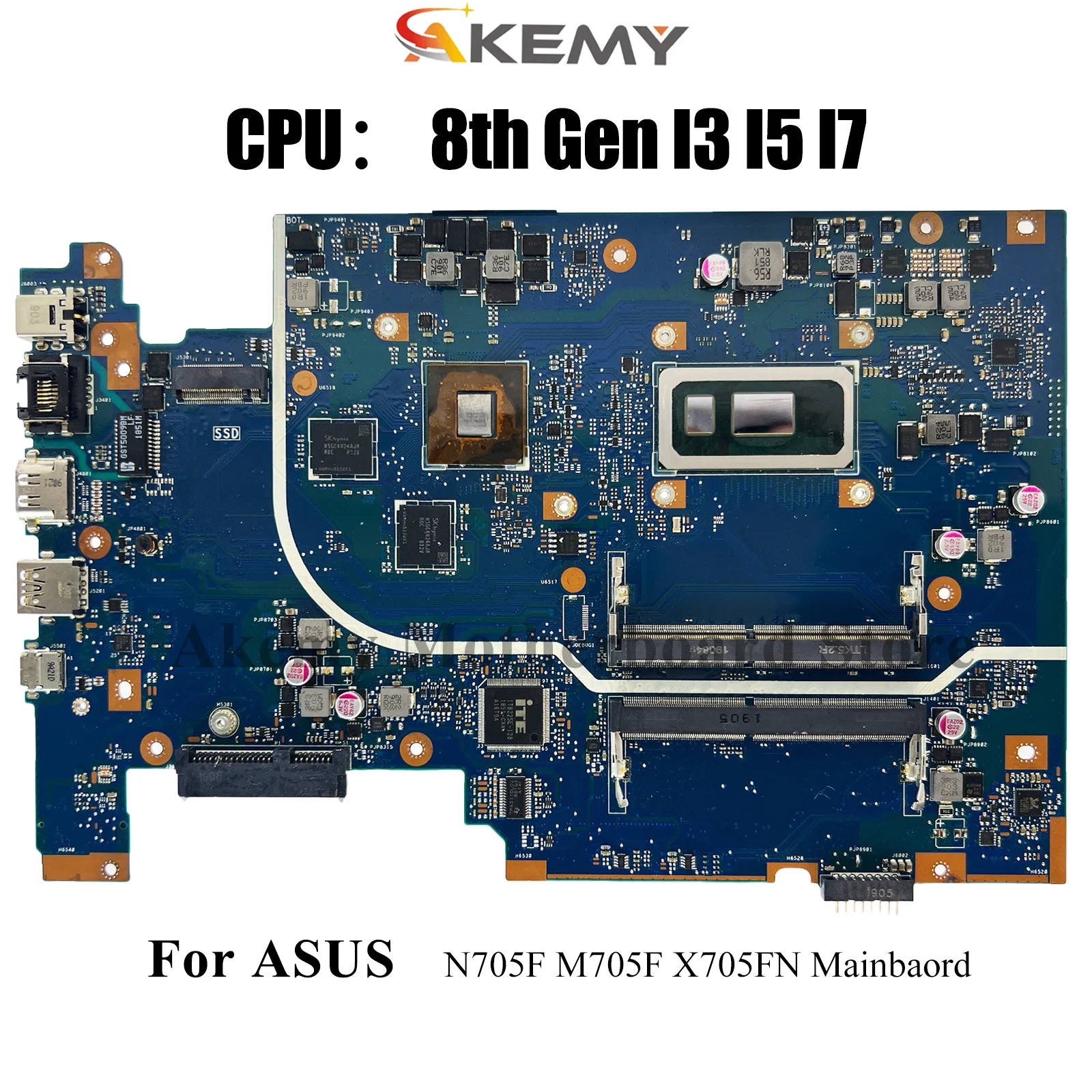 X705FN Laptop Motherboard For ASUS VivoBook M705F X705F N705F X705FN Notebook Mainboard With I3 I5 I7 CPU tests OK fast shipping
X705FN Laptop Motherboard For ASUS VivoBook M705F X705F N705F X705FN Notebook Mainboard With I3 I5 I7 CPU tests OK fast shipping