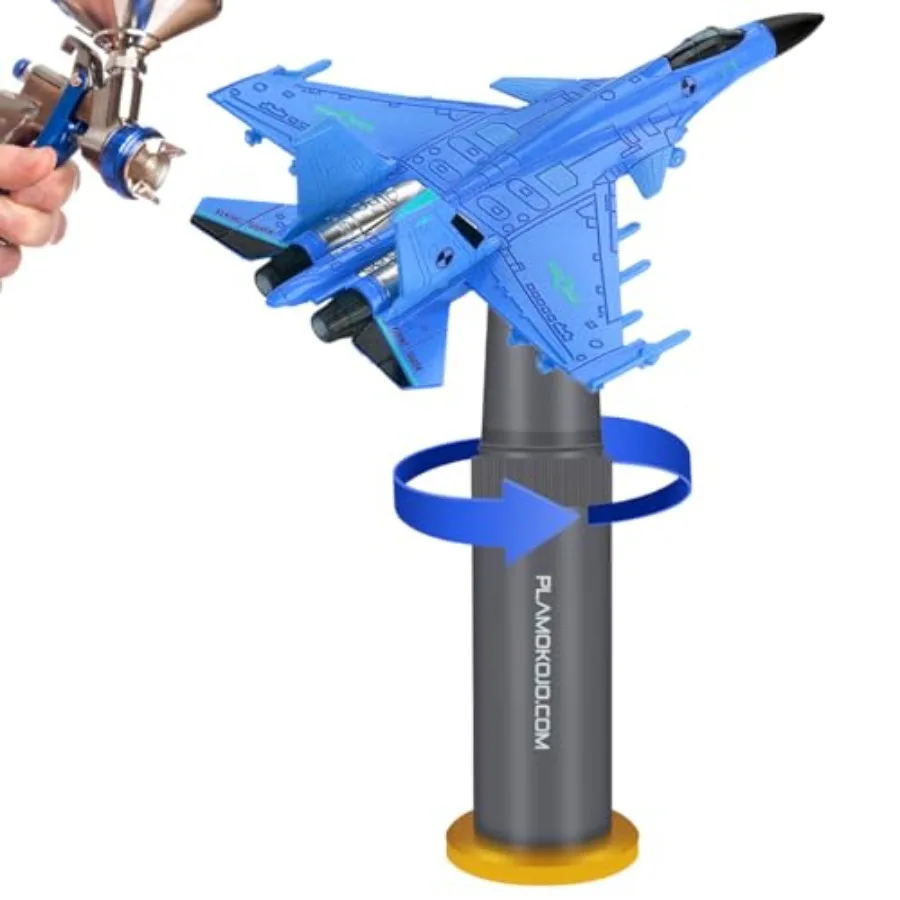 Rotatable Model Airbrush Stand - Extra-Large Parts Fixation with 6PCS Reusable Crystal Double-Sided Tapes for Model Aircraft an
Rotatable Model Airbrush Stand - Extra-Large Parts Fixation with 6PCS Reusable Crystal Double-Sided Tapes for Model Aircraft an
