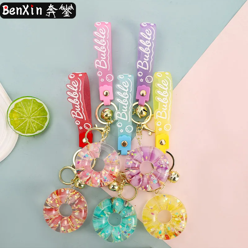2025 Minso Oil-in-oil luminous donut keychain, flowing sand car pendant, exquisite bag accessory, claw machine doll
2025 Minso Oil-in-oil luminous donut keychain, flowing sand car pendant, exquisite bag accessory, claw machine doll