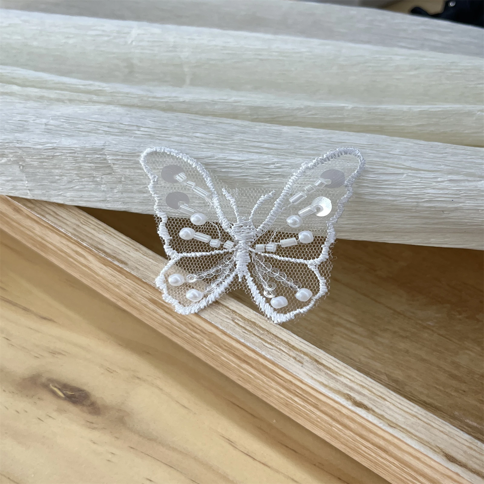 10PCS White Butterflies Embroidered Lace Trim Ribbon Applique Fabric Handmade DIY Wedding Dress Hat Sewing Craft
10PCS White Butterflies Embroidered Lace Trim Ribbon Applique Fabric Handmade DIY Wedding Dress Hat Sewing Craft
