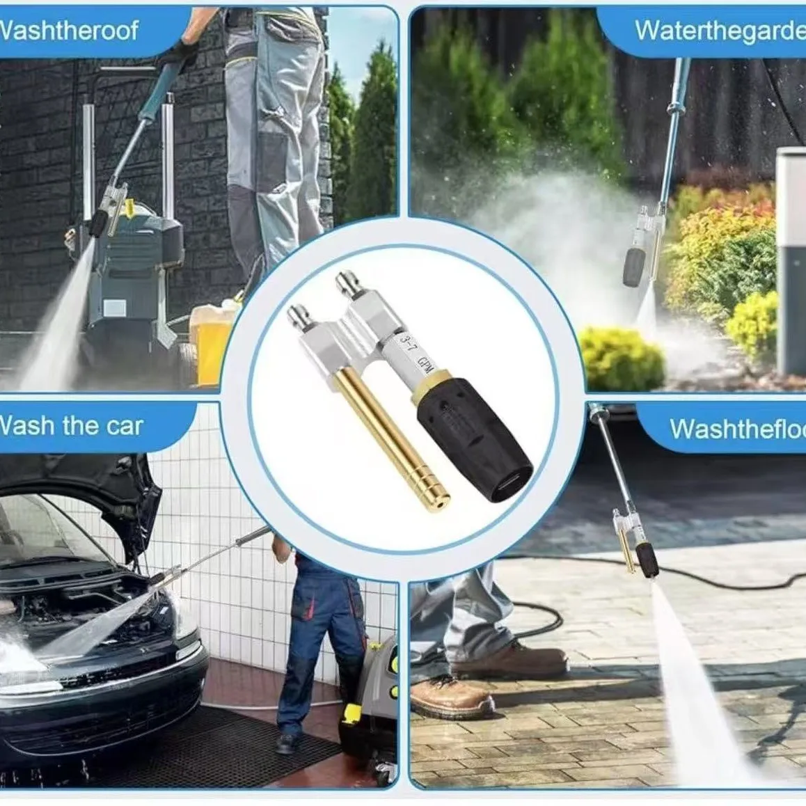 Насадка-распылитель M5 для мойки высокого давления, удлиненная, из нержавеющей стали, регулируемая, 2-в-1, эффективная, для замены
Насадка-распылитель M5 для мойки высокого давления, удлиненная, из нержавеющей стали, регулируемая, 2-в-1, эффективная, для замены