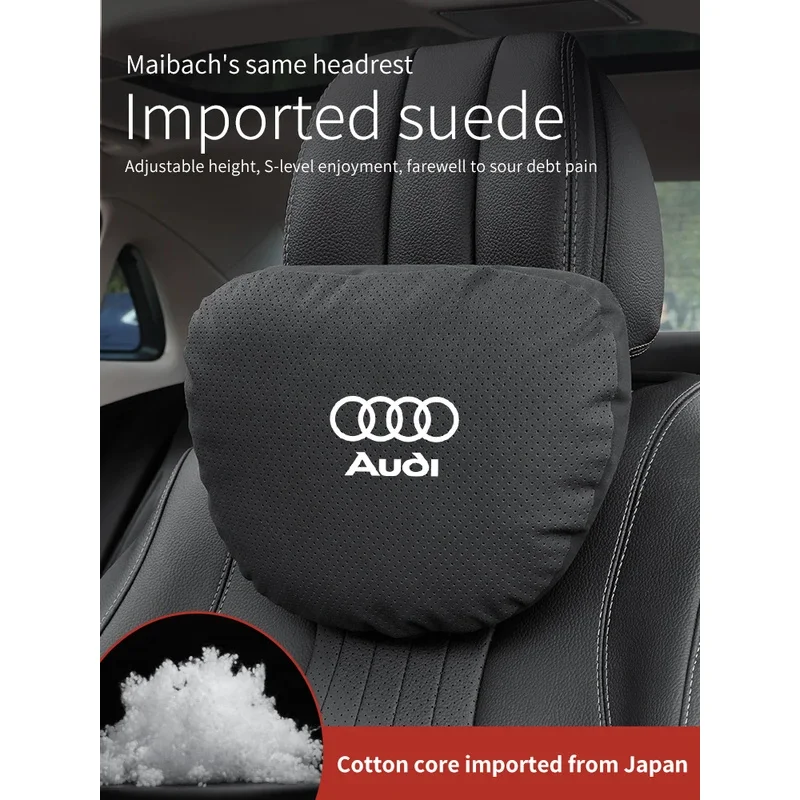 Audi A3 A4 A5 A6 A7 A8 RS3 RS4 RS5 RS6 S3 S4 S5 Q3 Q5 Q7 Q8 Suede Car Headrest Neck Support Seat Lumbar cushion Soft Neck Pillow
Audi A3 A4 A5 A6 A7 A8 RS3 RS4 RS5 RS6 S3 S4 S5 Q3 Q5 Q7 Q8 Suede Car Headrest Neck Support Seat Lumbar cushion Soft Neck Pillow