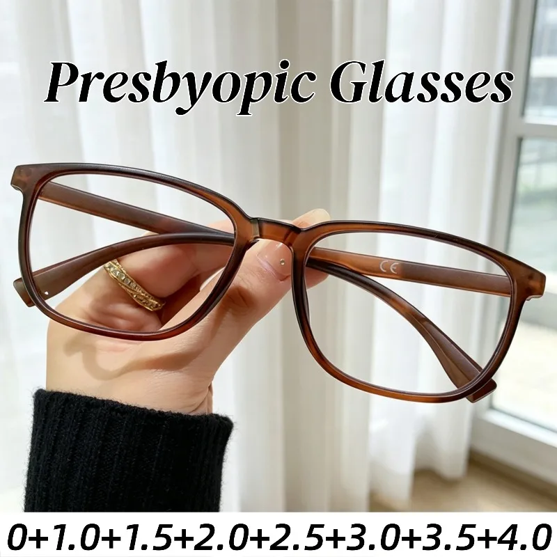 New Trendy Classic Square Frame Anti Blue Light Presbyopia Glasses Unisex HD Ultra Light Fashion Comfortable Reading Eyewear
New Trendy Classic Square Frame Anti Blue Light Presbyopia Glasses Unisex HD Ultra Light Fashion Comfortable Reading Eyewear