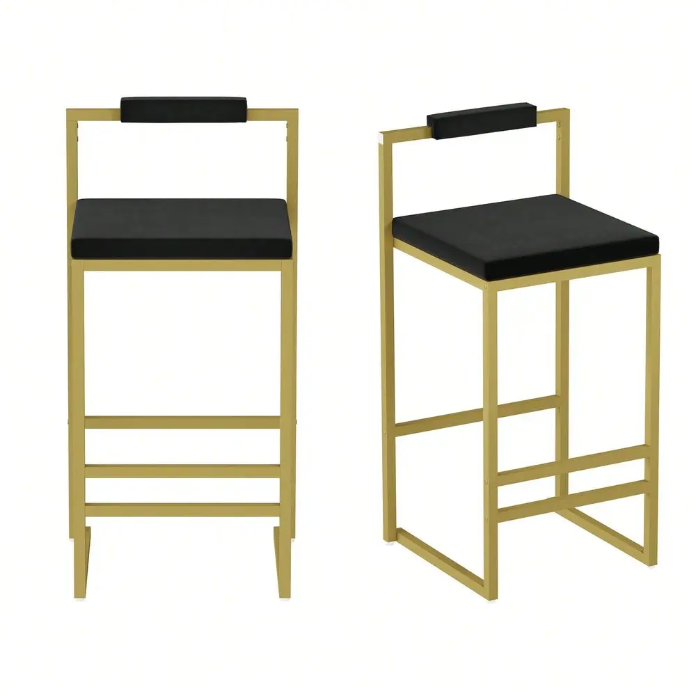 Of 2 Upholstered Velvet Bar Stools Modern Kitchen Counter Height Barstools Indoor Dining Chairs
Of 2 Upholstered Velvet Bar Stools Modern Kitchen Counter Height Barstools Indoor Dining Chairs
