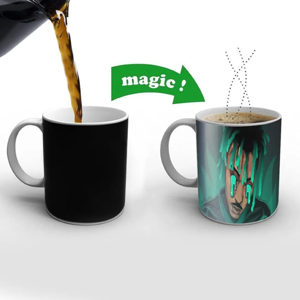 Rapper Juice WRLD Free shipping New Magic Mug Changing Color Mug Coffee Tea Mug Temperature Color Changing Heat Sensitive Cup
Rapper Juice WRLD Free shipping New Magic Mug Changing Color Mug Coffee Tea Mug Temperature Color Changing Heat Sensitive Cup