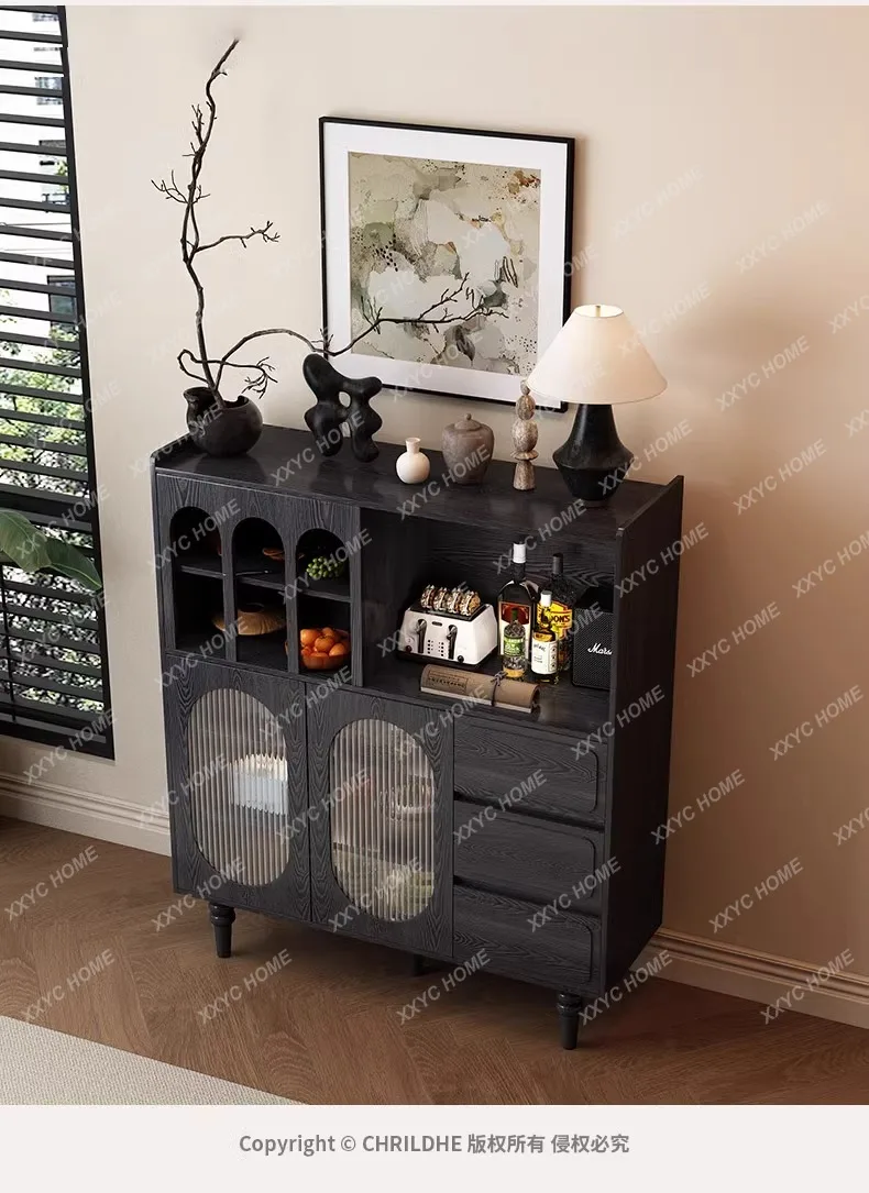 solid wood black high bucket side storage modern wall living room home coffee machine storage
solid wood black high bucket side storage modern wall living room home coffee machine storage