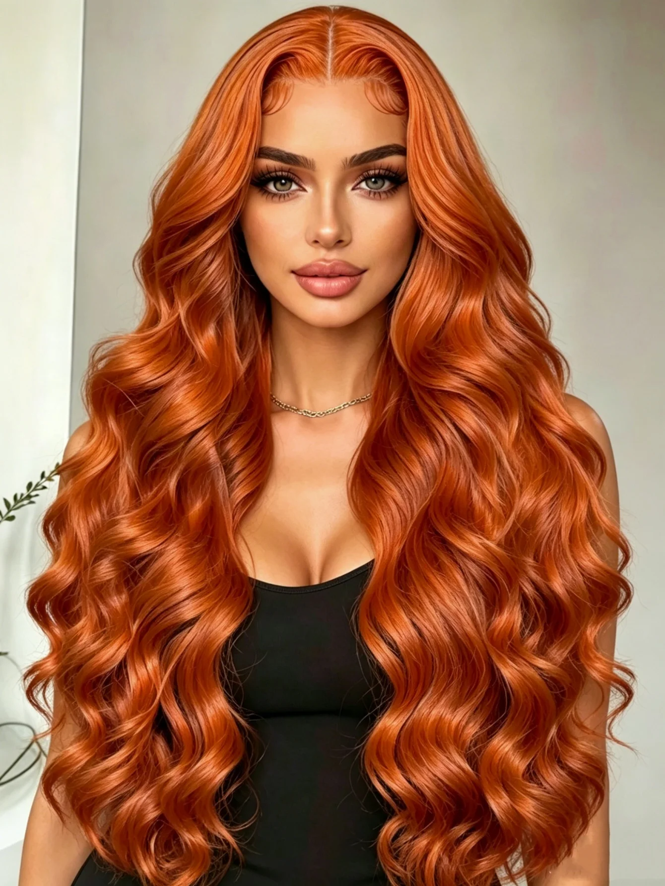 200 Density Long Ginger Lace Front Wigs Human Hair Body Wave 13x4 Transparent HD Lace Frontal Wigs Pre Plucked with Baby Hair for Women Human Hair Glueless 350 Colored Colored Wigs For Party Natural Color For Women For Daily Use
200 Density Long Ginger Lace Front Wigs Human Hair Body Wave 13x4 Transparent HD Lace Frontal Wigs Pre Plucked with Baby Hair for Women Human Hair Glueless 350 Colored Colored Wigs For Party Natural Color For Women For Daily Use