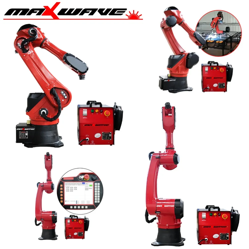 Maxwave Robot 1510 Industrial Robot 10KG Payload ±0.05mm Repeat Accuracy Compact for Small Workspaces
Maxwave Robot 1510 Industrial Robot 10KG Payload ±0.05mm Repeat Accuracy Compact for Small Workspaces