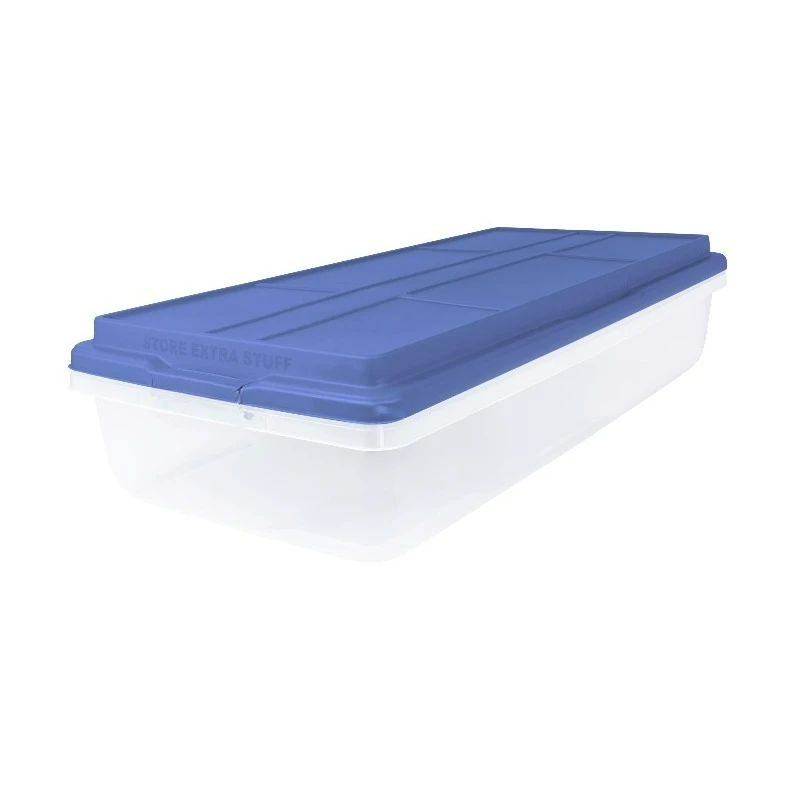 HI-RISE 63 Quart Large Latching Storage Bin, Clear Plastic Storage Container with Latch HI-RISE Lid, Blue
HI-RISE 63 Quart Large Latching Storage Bin, Clear Plastic Storage Container with Latch HI-RISE Lid, Blue
