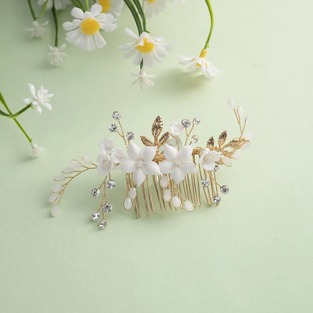 Хрустальная фарфоровая заколка-гребень для волос с цветами, романтический свадебный аксессуар для невесты, украшение для волос для женщин, свадебный головной убор
Хрустальная фарфоровая заколка-гребень для волос с цветами, романтический свадебный аксессуар для невесты, украшение для волос для женщин, свадебный головной убор