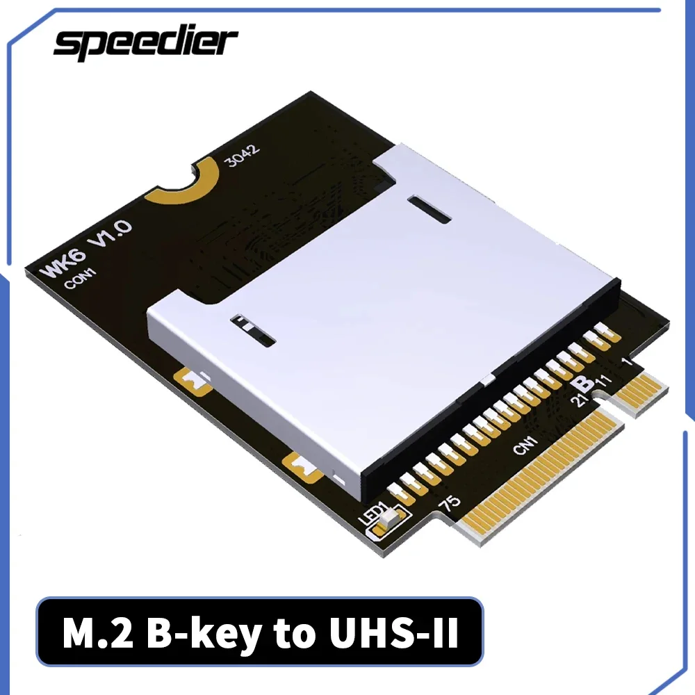 M.2 B-key WWAN 4G Network Card Slot To SD4.0 Interface Memory Card Adapter Board Support SD 4.0 UHS-II USB 3.0 High-speed 3042
M.2 B-key WWAN 4G Network Card Slot To SD4.0 Interface Memory Card Adapter Board Support SD 4.0 UHS-II USB 3.0 High-speed 3042
