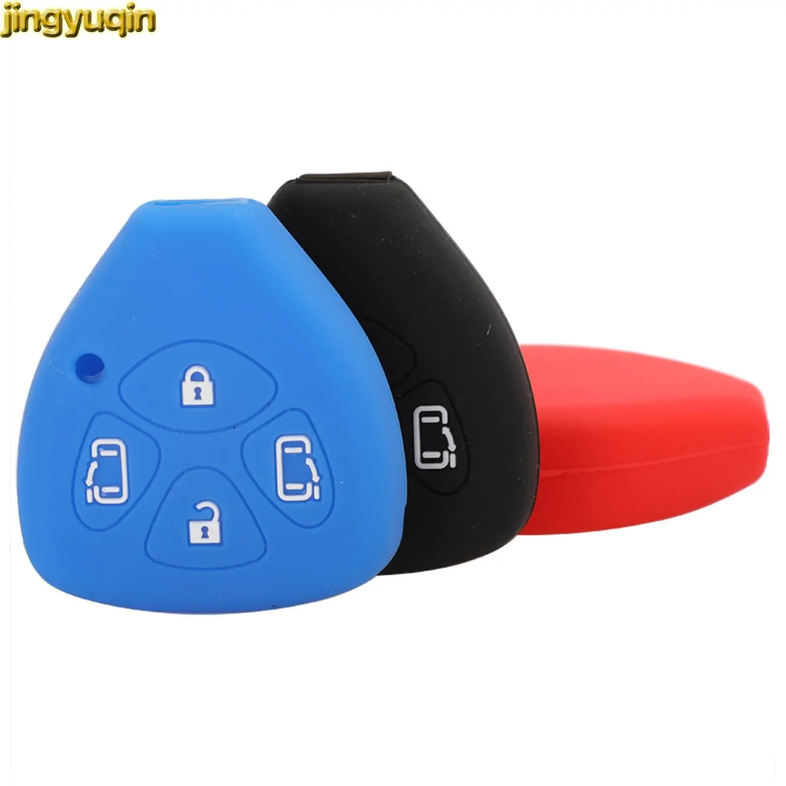 Jingyuqin 10pcs 2/3/4 Buttons Remote Silicone Key Cover Case For Toyota Camry Corolla Crown PREVIA REIZ VIOS Yaris KeyChain Bag
Jingyuqin 10pcs 2/3/4 Buttons Remote Silicone Key Cover Case For Toyota Camry Corolla Crown PREVIA REIZ VIOS Yaris KeyChain Bag