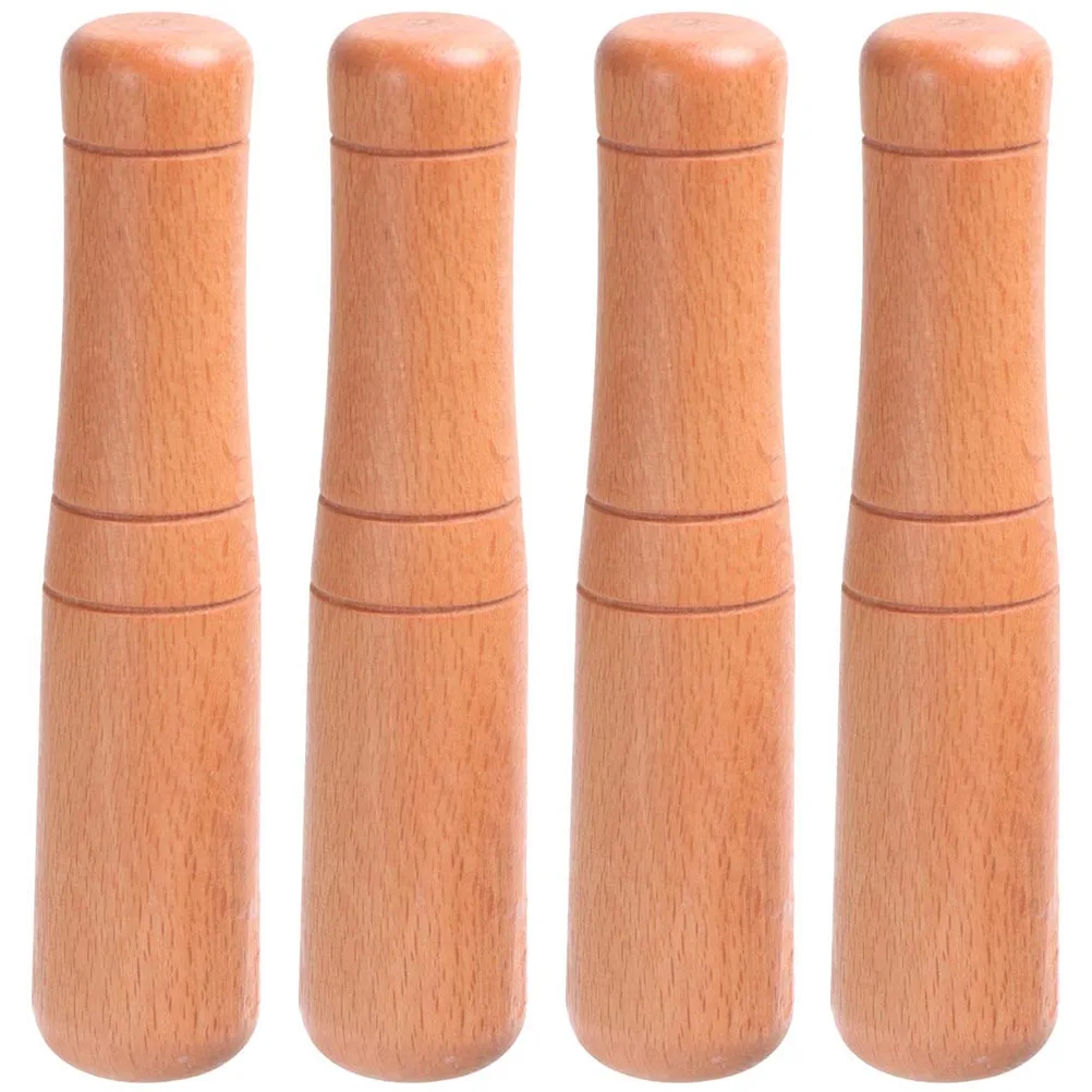 4 pcs Garlic Stick Masher Kitchen Gadget Wooden Pestle Seasoning Grinder Puree Paste Tool Small Storage Efficient for Baby
4 pcs Garlic Stick Masher Kitchen Gadget Wooden Pestle Seasoning Grinder Puree Paste Tool Small Storage Efficient for Baby