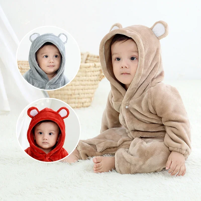 Baby Boy Girls Animal Cosplay Rompers Toddler Halloween Outfits Boys Bear Ears Costume for Girls Jumpsuits Winter Infant Clothes
Baby Boy Girls Animal Cosplay Rompers Toddler Halloween Outfits Boys Bear Ears Costume for Girls Jumpsuits Winter Infant Clothes