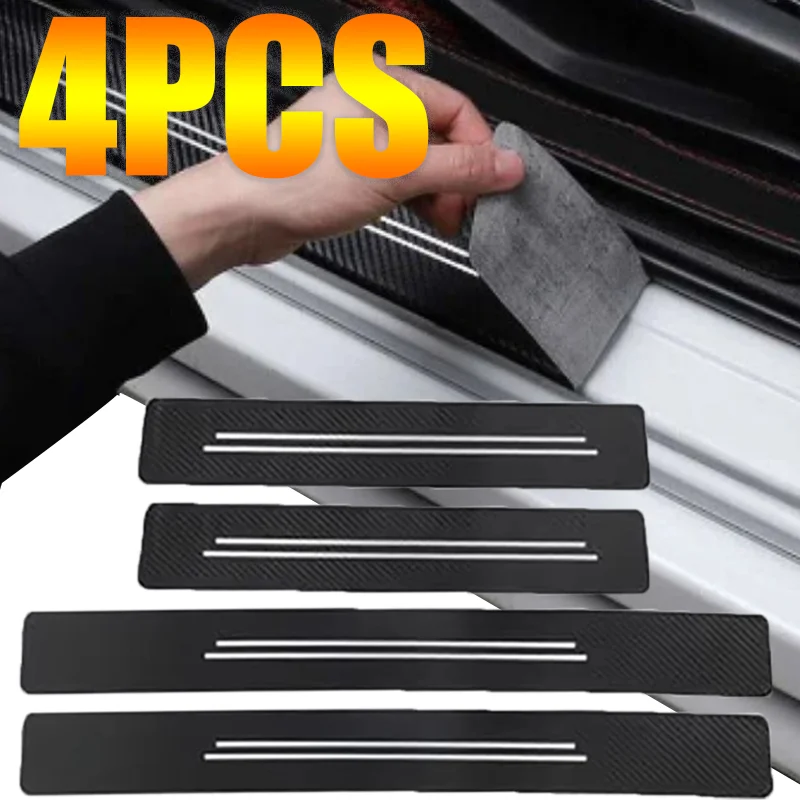 4PCS Universal Leather Threshold Protection Strip New Carbon Fiber Door Edge Anti-Scratch Protection Strip Auto Accessories
4PCS Universal Leather Threshold Protection Strip New Carbon Fiber Door Edge Anti-Scratch Protection Strip Auto Accessories