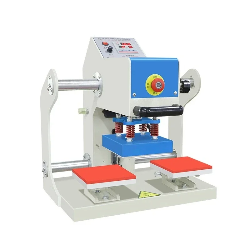 Heat transfer ironing machine Small trademark semi-automatic pneumatic double station ironing machine
Heat transfer ironing machine Small trademark semi-automatic pneumatic double station ironing machine